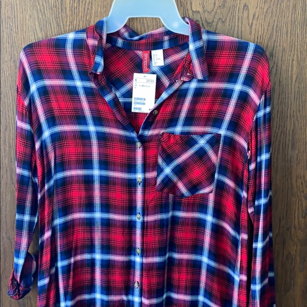 Plaid button up! - Picture 2 of 4